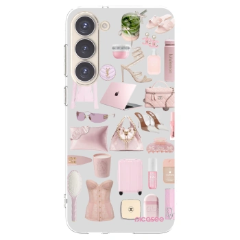 Picasee husă transparentă din silicon pentru Samsung Galaxy S23+ 5G - Glam Babe