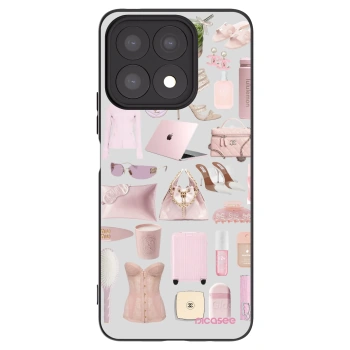 Picasee husă neagră din silicon pentru Honor X8a - Glam Babe