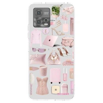 Picasee husă transparentă din silicon pentru Motorola Moto G72 - Glam Babe