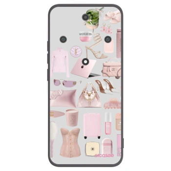 Picasee husă neagră din silicon pentru Honor Magic5 Lite 5G - Glam Babe