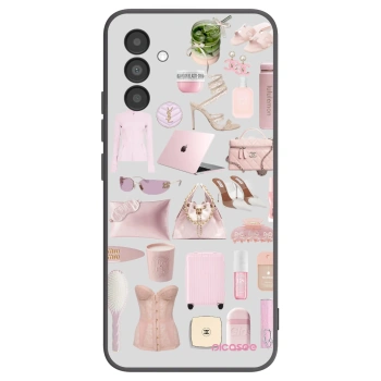 Picasee husă neagră din silicon pentru Samsung Galaxy A04s A047F - Glam Babe