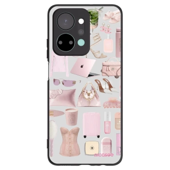 Picasee husă neagră din silicon pentru Honor X7a - Glam Babe