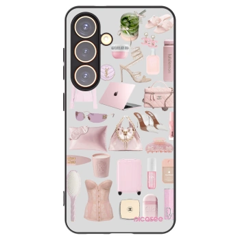 Picasee husă neagră din silicon pentru Samsung Galaxy S24 S921B 5G - Glam Babe