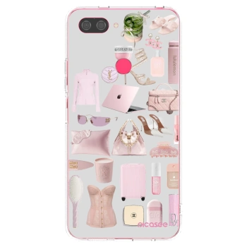 Picasee husă transparentă din silicon pentru Xiaomi Mi 8 Lite - Glam Babe