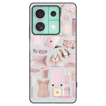 Picasee husă neagră din silicon pentru Xiaomi Redmi Note 13 5G - Glam Babe