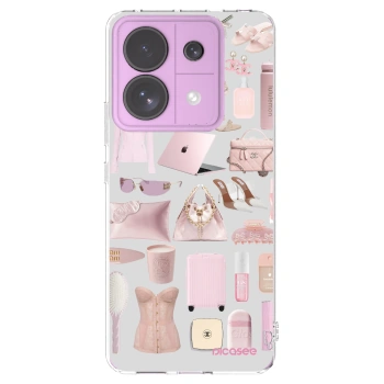 Picasee husă transparentă din silicon pentru Xiaomi Redmi Note 13 Pro 5G - Glam Babe