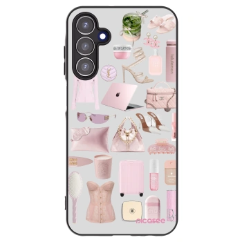Picasee husă neagră din silicon pentru Samsung Galaxy A15 A155F 4G - Glam Babe
