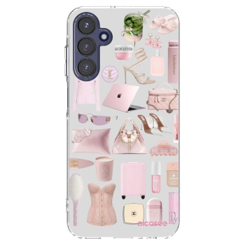 Picasee husă transparentă din silicon pentru Samsung Galaxy A15 A155F 4G - Glam Babe