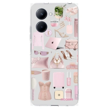 Picasee husă transparentă din silicon pentru Realme C33 (2023) - Glam Babe