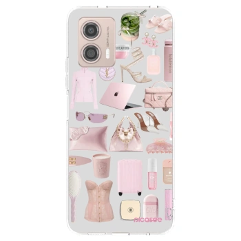 Picasee husă transparentă din silicon pentru Motorola Moto G53 5G - Glam Babe