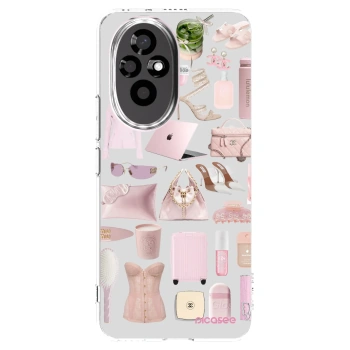 Picasee husă transparentă din silicon pentru Honor 200 5G - Glam Babe
