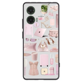 Picasee husă neagră din silicon pentru Motorola Moto G35 5G - Glam Babe