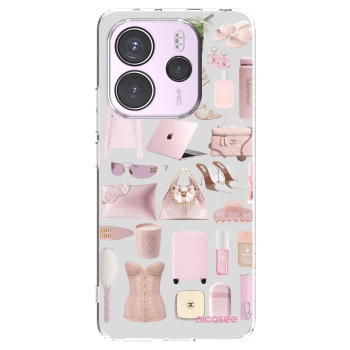 Picasee husă transparentă din silicon pentru Xiaomi Redmi Note 14 4G - Glam Babe