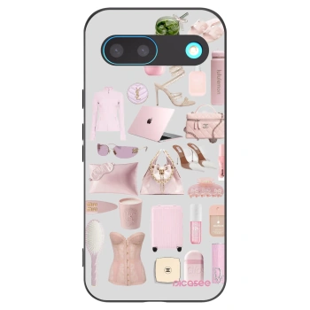 Picasee husă neagră din silicon pentru Google Pixel 8 - Glam Babe