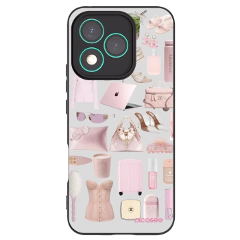 Picasee husă neagră din silicon pentru Honor 400 Lite 5G - Glam Babe