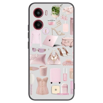 Picasee husă neagră din silicon pentru Motorola Moto G05 - Glam Babe