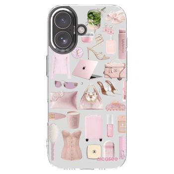 Picasee husă transparentă din silicon pentru Apple iPhone 17 - Glam Babe