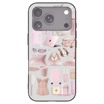 Picasee husă neagră din silicon pentru Apple iPhone 17 Pro - Glam Babe