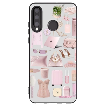 Picasee husă neagră din silicon pentru Huawei P30 Lite - Glam Babe