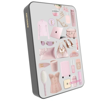 Picasee Powerbank cu MagSafe 10 000 mAh Gri - Glam Babe