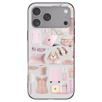 Picasee husă neagră din silicon pentru Apple iPhone 18 Pro Max - Glam Babe