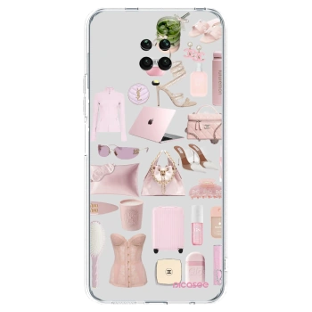 Picasee husă transparentă din silicon pentru Xiaomi Redmi Note 9 Pro - Glam Babe