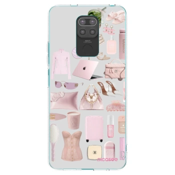 Picasee husă neagră din silicon pentru Xiaomi Redmi Note 9 - Glam Babe