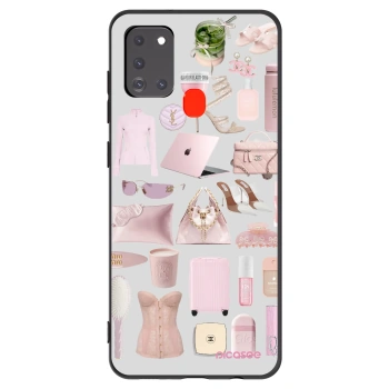 Picasee husă neagră din silicon pentru Samsung Galaxy A21s - Glam Babe