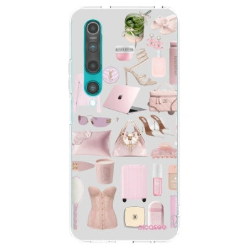 Picasee husă transparentă din silicon pentru Xiaomi Mi 10 - Glam Babe