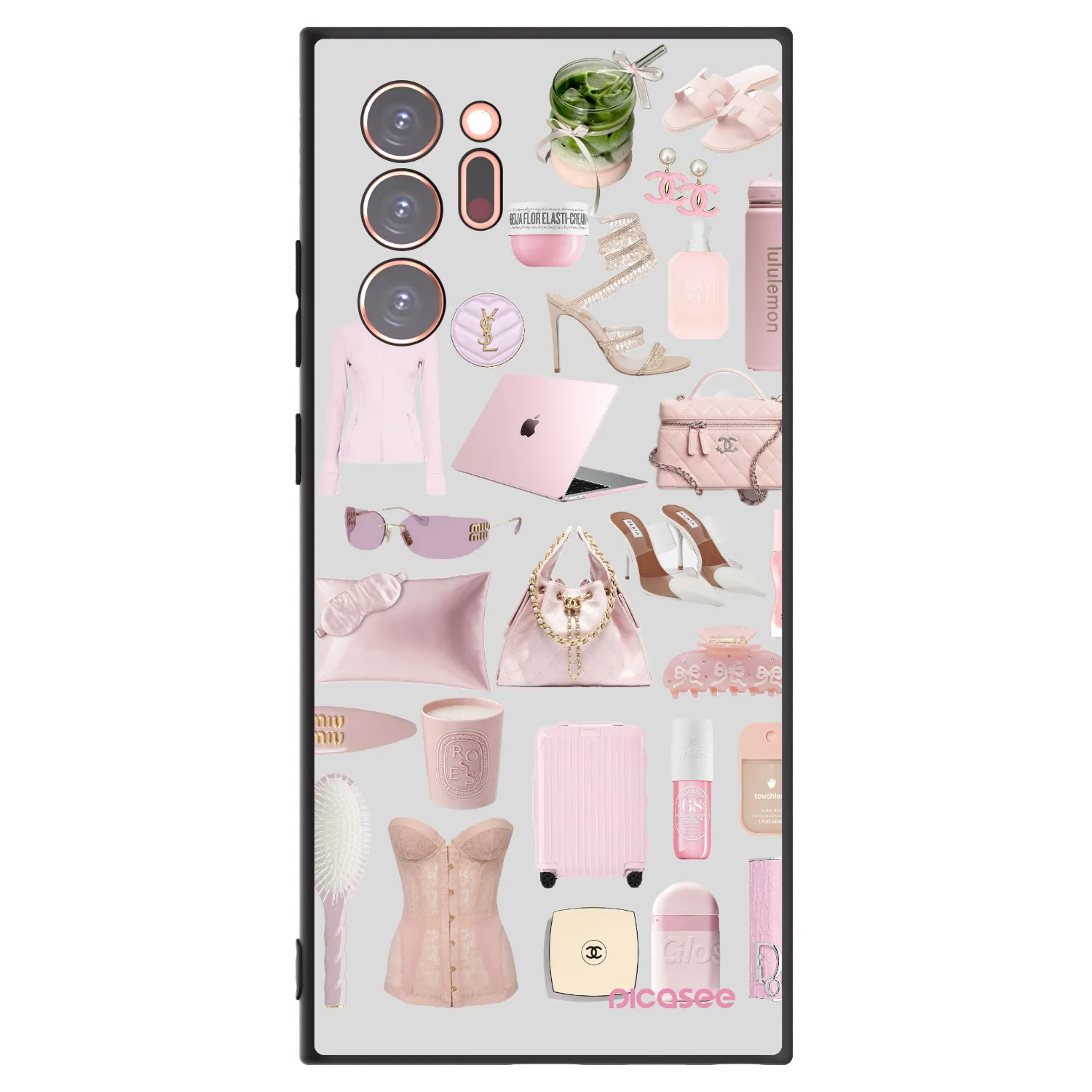 Picasee husă neagră din silicon pentru Samsung Galaxy Note 20 Ultra - Glam Babe