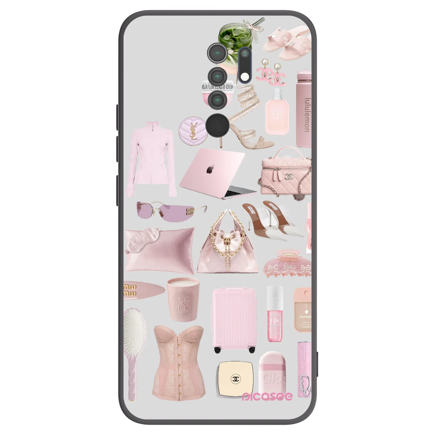 Picasee husă neagră din silicon pentru Xiaomi Redmi 9 - Glam Babe