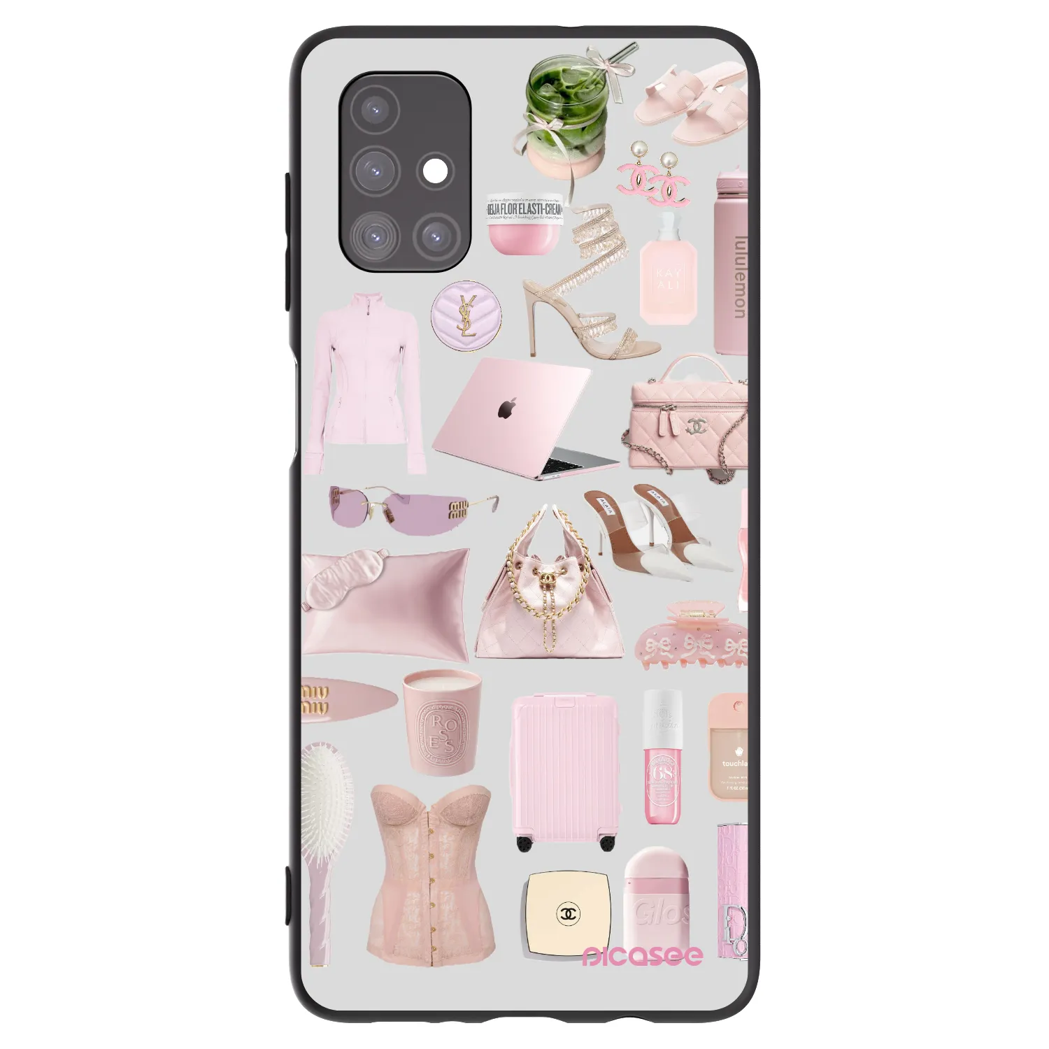 Picasee husă neagră din silicon pentru Samsung Galaxy M51 M515F - Glam Babe