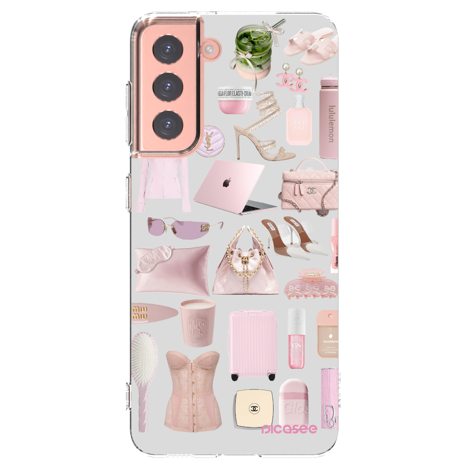 Picasee husă transparentă din silicon pentru Samsung Galaxy S21 5G G991B - Glam Babe