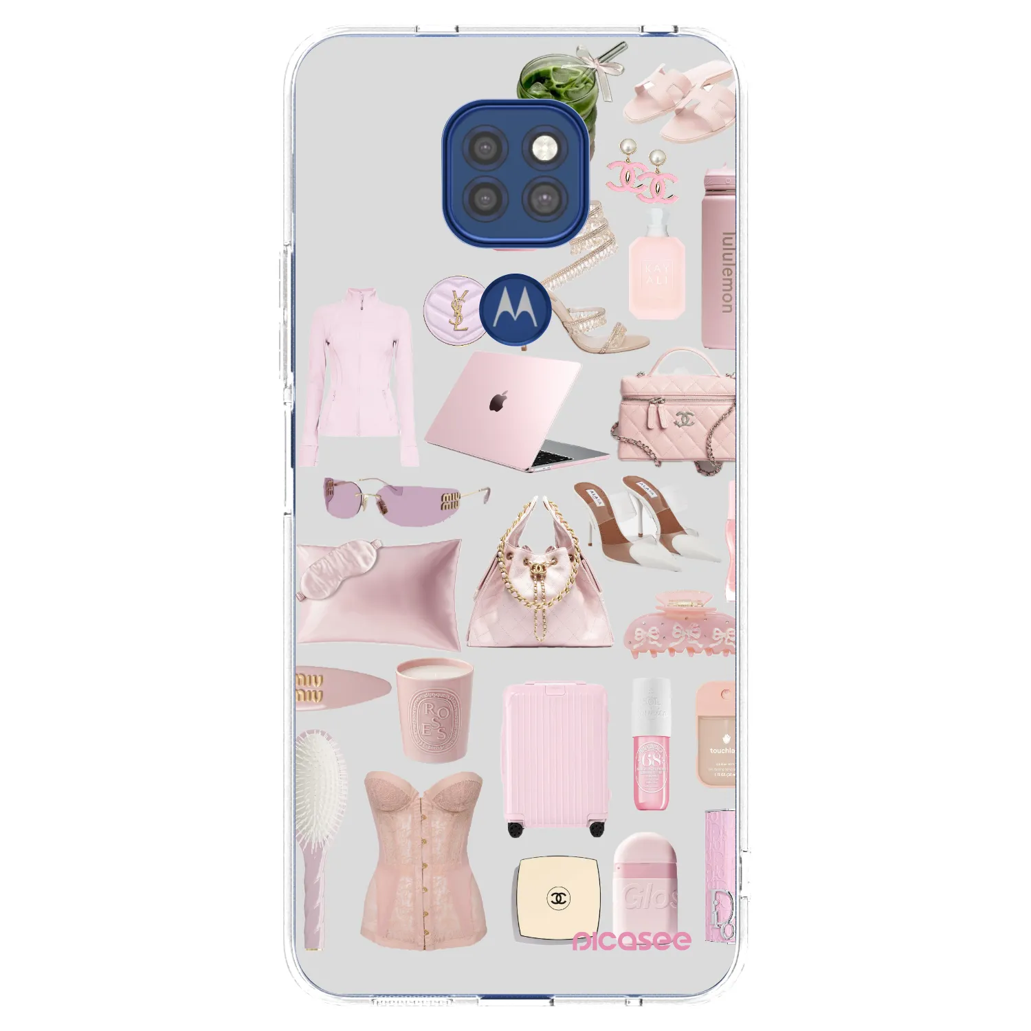 Picasee husă transparentă din silicon pentru Motorola Moto G9 Play - Glam Babe