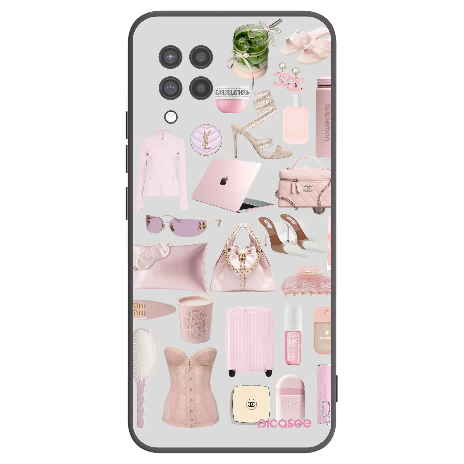 Picasee husă neagră din silicon pentru Samsung Galaxy A42 A426B - Glam Babe