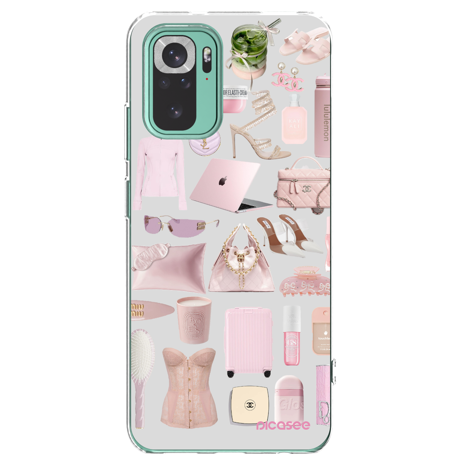 Picasee husă transparentă din silicon pentru Xiaomi Redmi Note 10 Pro - Glam Babe