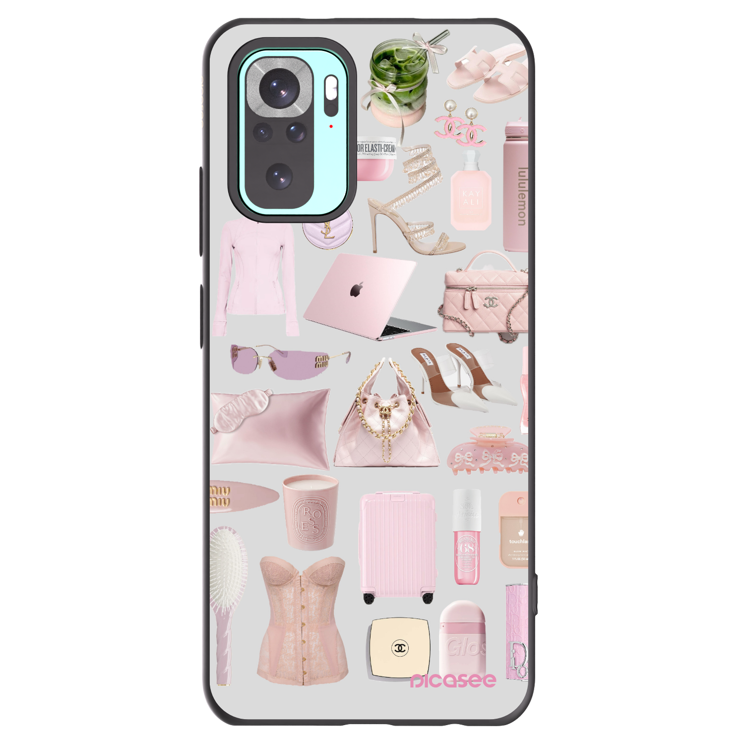 Picasee husă neagră din silicon pentru Xiaomi Redmi Note 10 Pro - Glam Babe