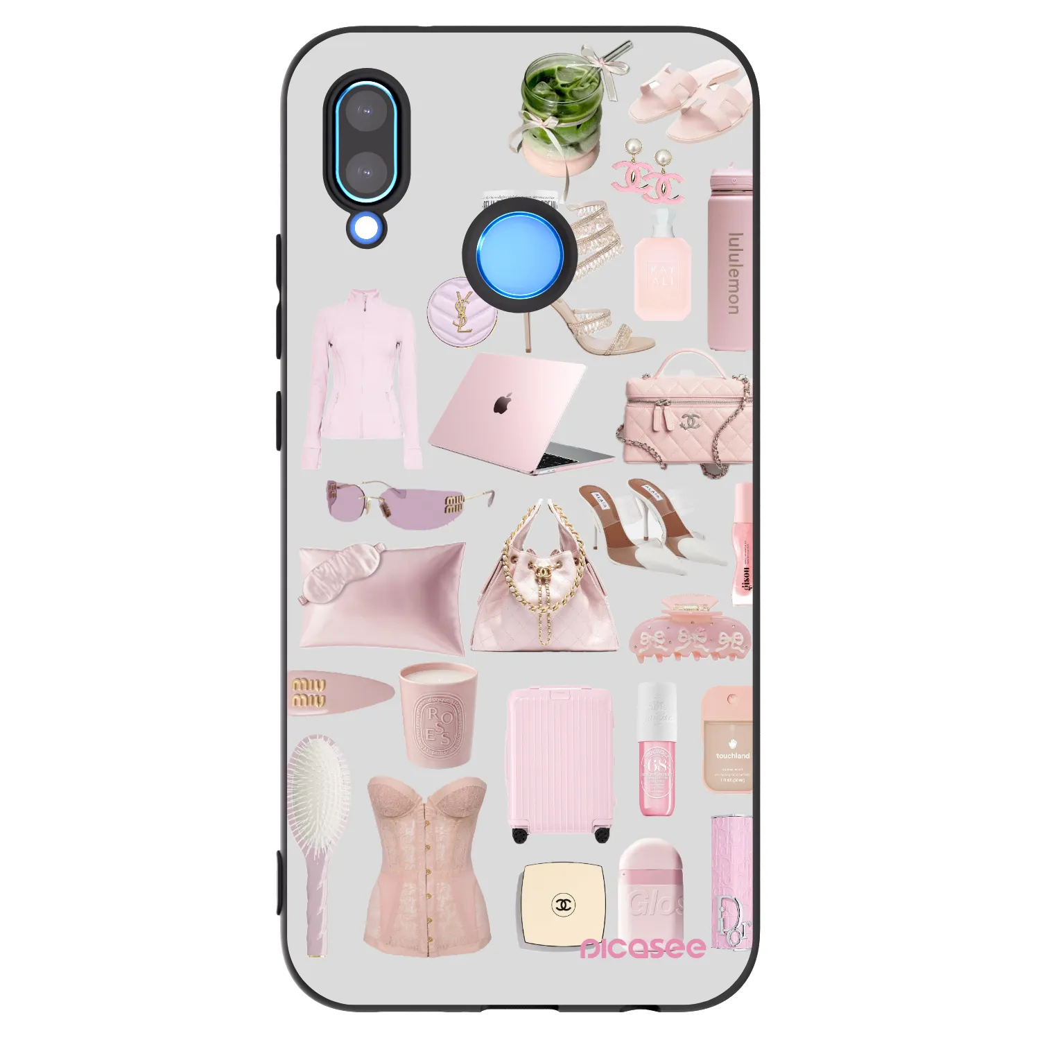 Picasee husă neagră din silicon pentru Huawei P20 Lite - Glam Babe