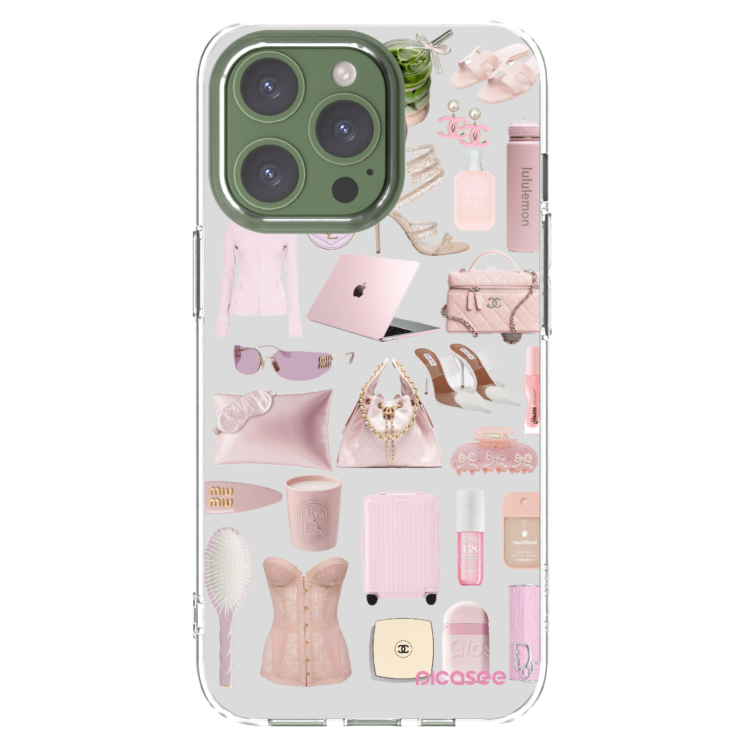 Picasee husă transparentă din silicon pentru Apple iPhone 13 Pro - Glam Babe