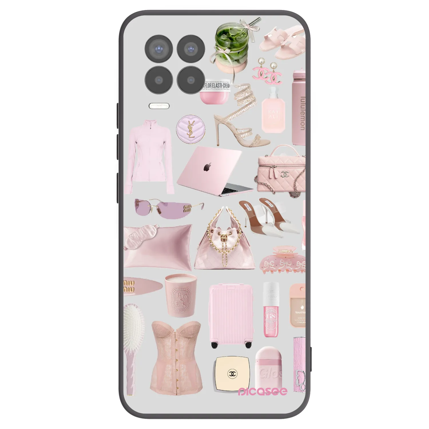 Picasee husă neagră din silicon pentru Realme 8 Pro - Glam Babe