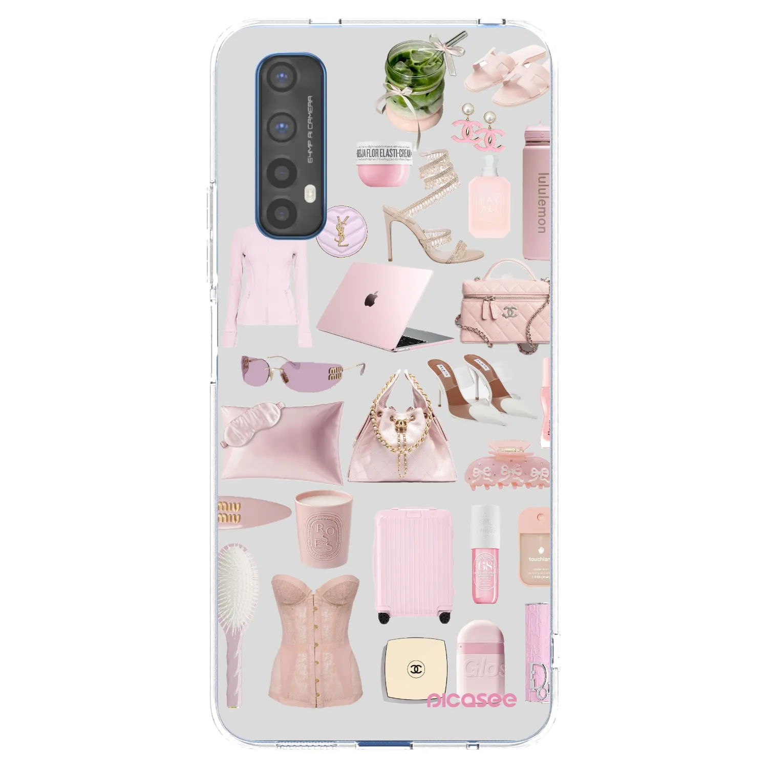 Picasee husă transparentă din silicon pentru Realme 7 - Glam Babe