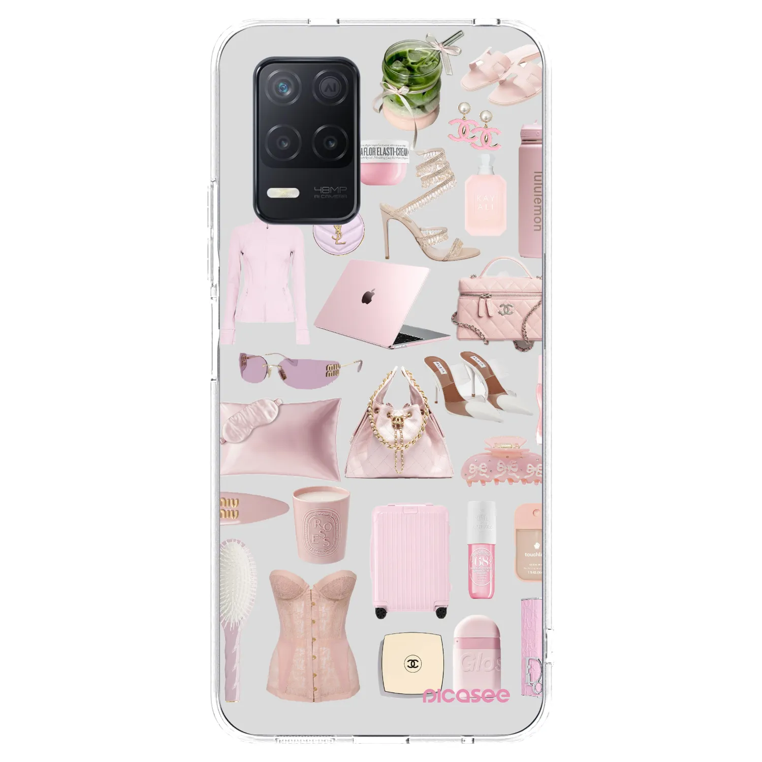 Picasee husă transparentă din silicon pentru Realme 8 5G - Glam Babe