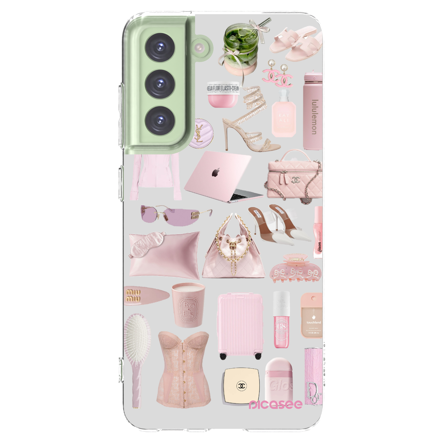 Picasee husă transparentă din silicon pentru Samsung Galaxy S21 FE 5G - Glam Babe