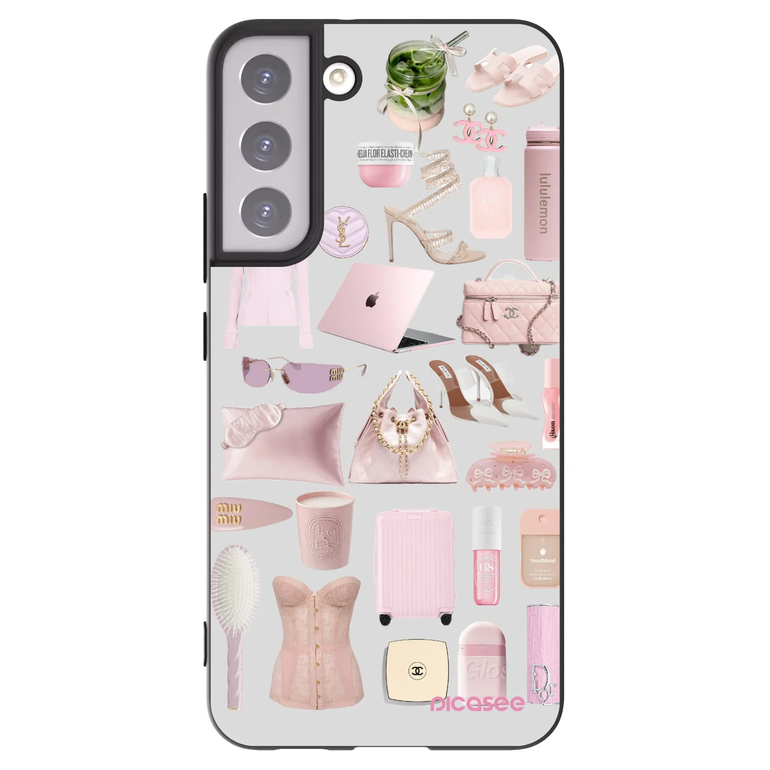 Picasee husă neagră din silicon pentru Samsung Galaxy S22+ 5G - Glam Babe