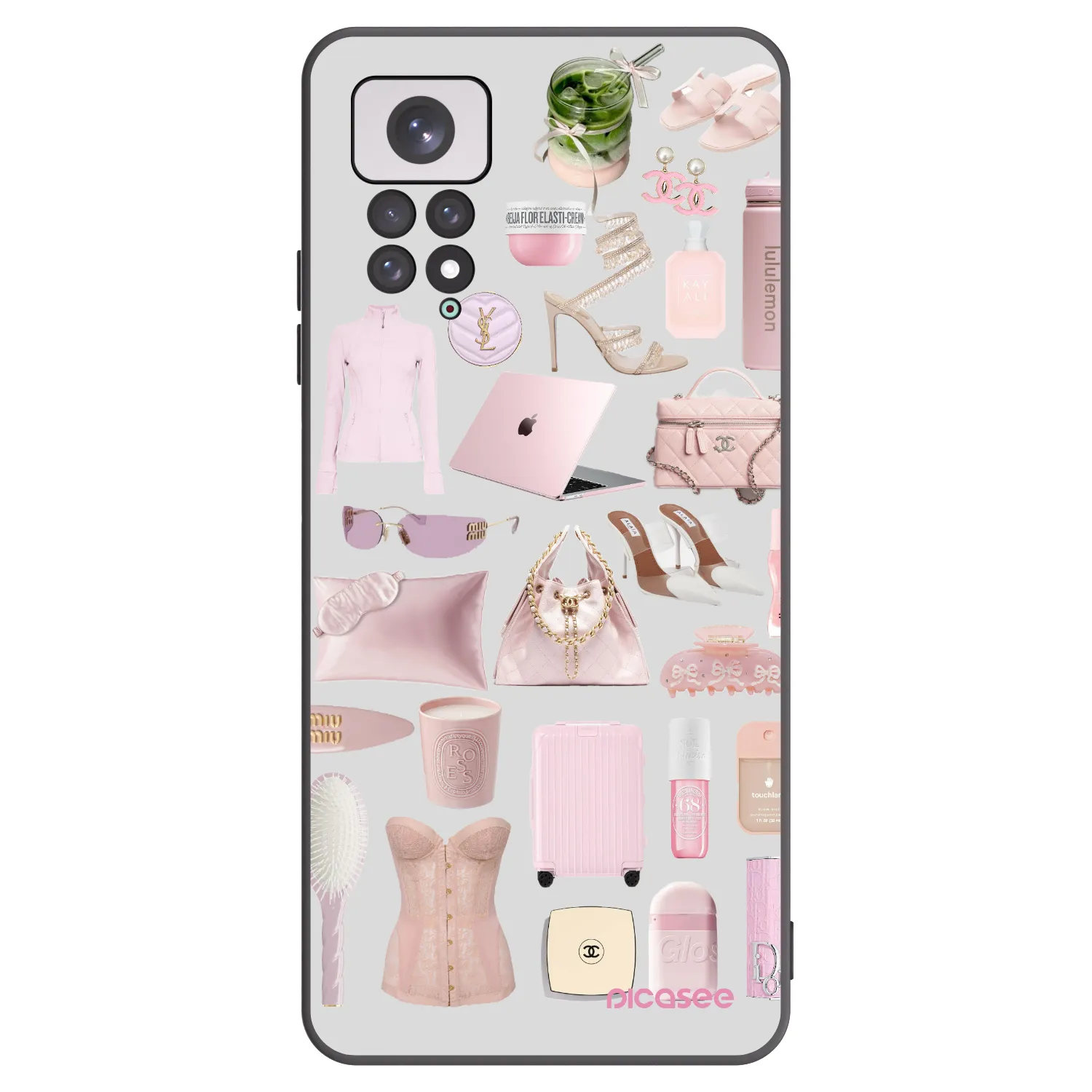 Picasee husă neagră din silicon pentru Xiaomi Redmi Note 11 - Glam Babe