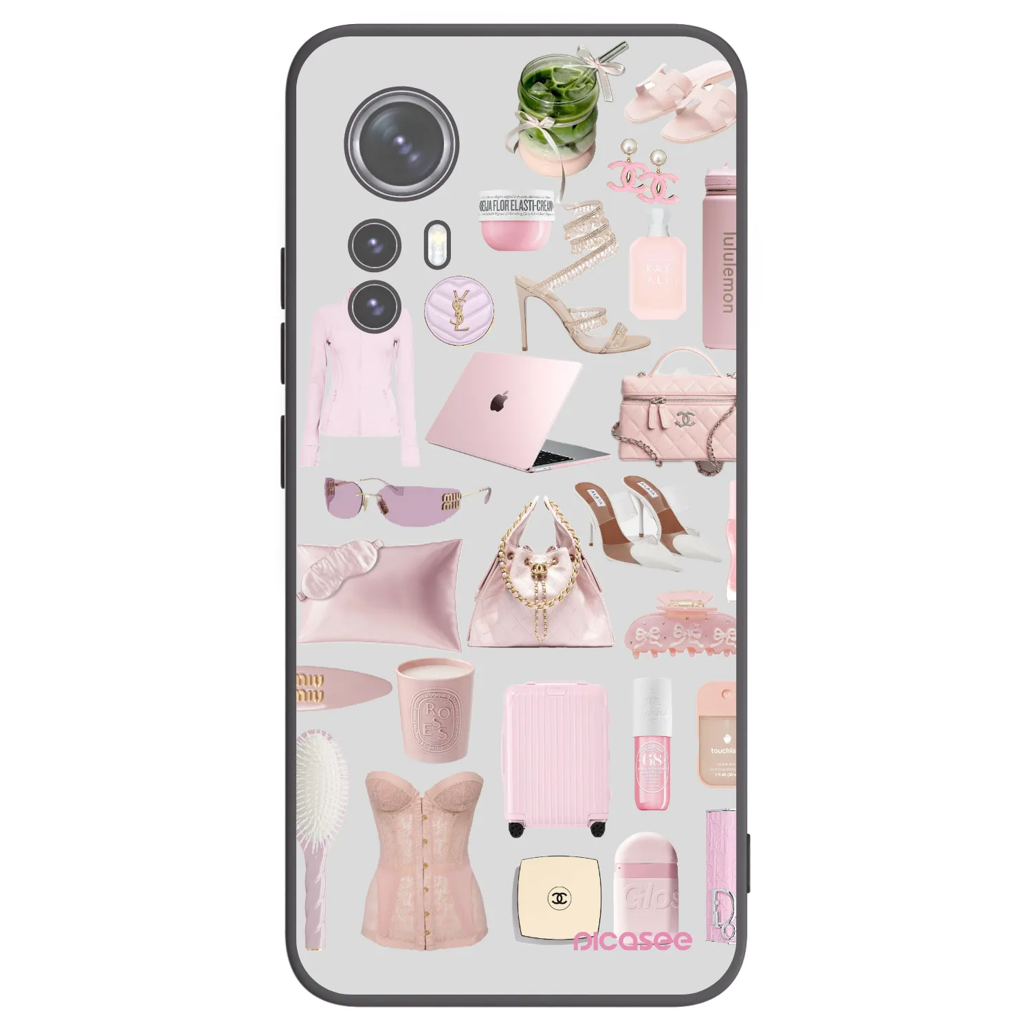 Picasee husă neagră din silicon pentru Xiaomi 12 - Glam Babe