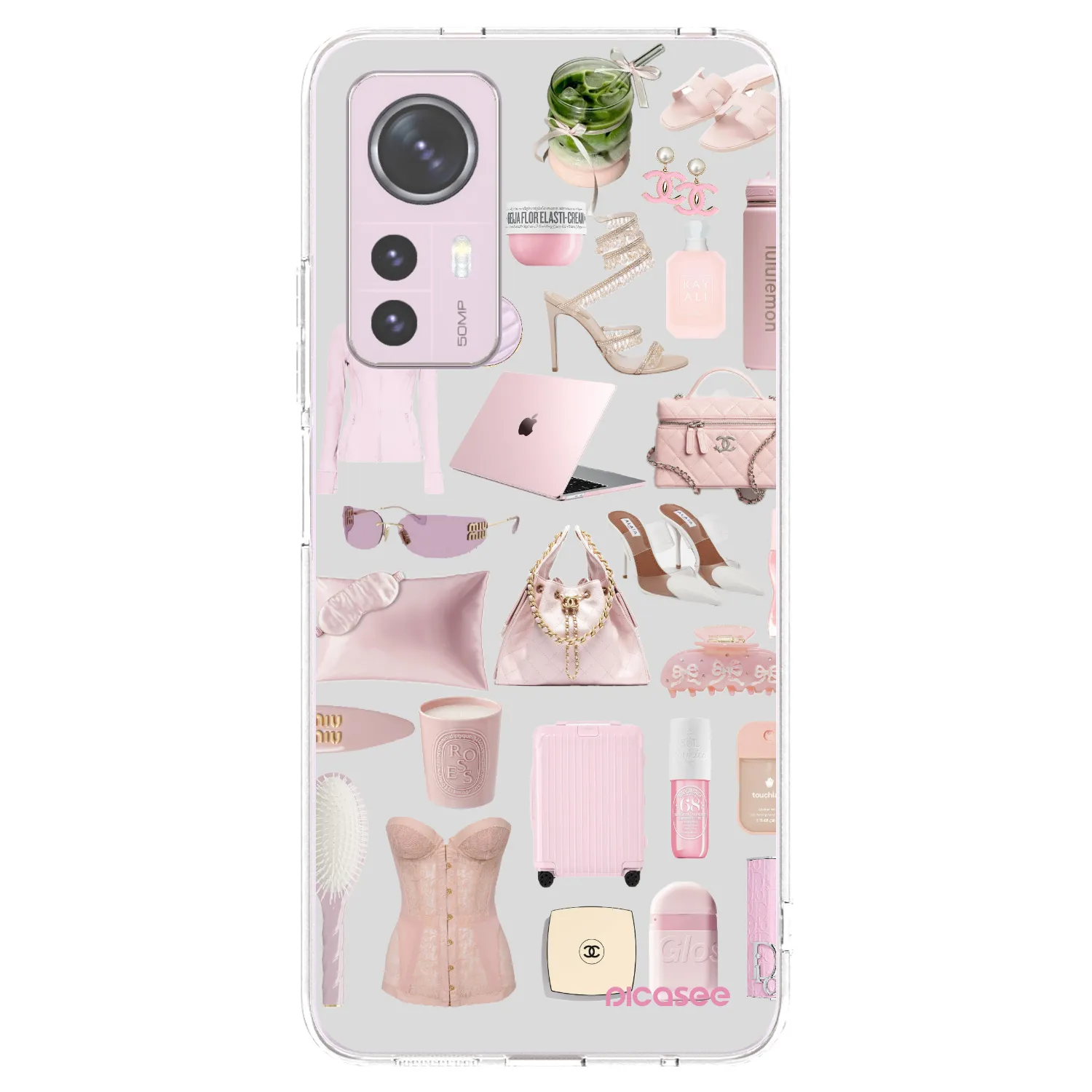 Picasee husă transparentă din silicon pentru Xiaomi 12 - Glam Babe