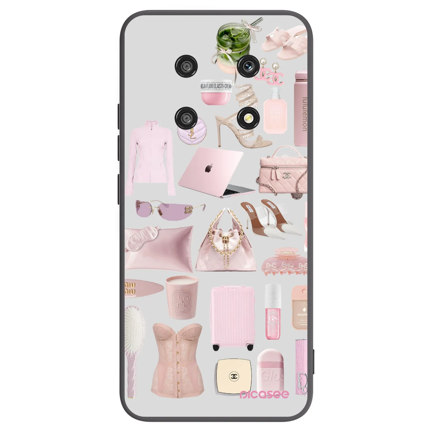 Picasee husă neagră din silicon pentru Honor Magic4 Lite 5G - Glam Babe