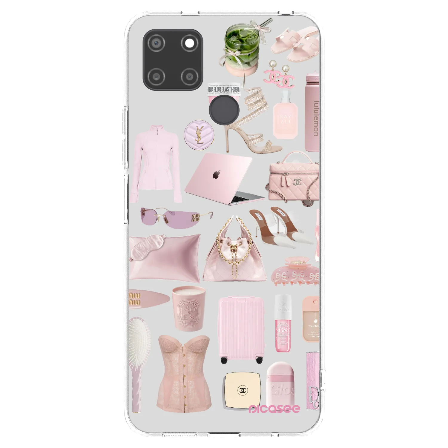 Picasee husă transparentă din silicon pentru Realme C21Y - Glam Babe
