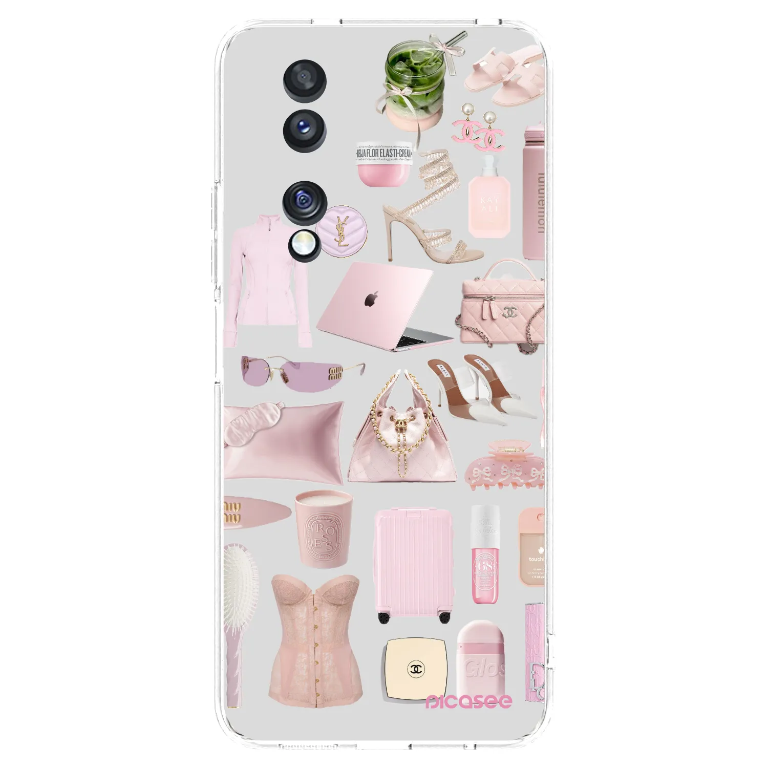 Picasee husă transparentă din silicon pentru Honor 70 - Glam Babe